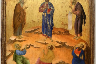 The Transfiguration by Duccio di Buoninsegna, 1307 © National Gallery, London