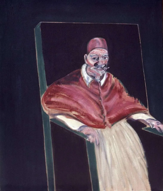 Study for Velazquez Pope II, by Francis Bacon, 1961 © Vatican Museum