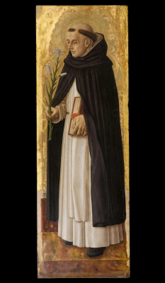 Saint Dominic, by Carlo Crivelli ,1472 © Metropolitan Museum, New York