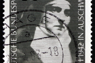 Edith Stein (Saint Teresa Benedicta of the Cross), Stamp issued in 1983,  issued by the Deutsche Bundespost, Germany