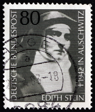 Edith Stein (Saint Teresa Benedicta of the Cross), Stamp issued in 1983, issued by the Deutsche Bundespost, Germany