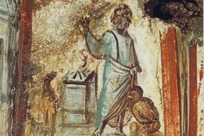 The Sacrifice of Isaac, Catacombs of Via Latina, Rome