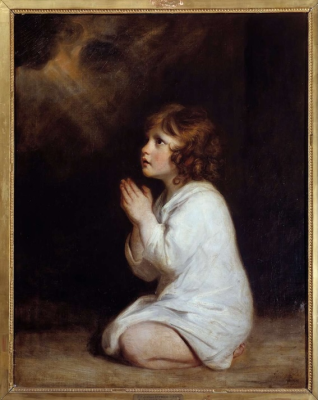 The Little Samuel in Prayer by Joshua Reynolds, 1777. Oil on canvas. © Musée Fabre, Montpellier, France