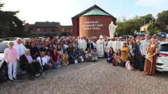 Centenary celebrations at Sacred Heart & St Margaret Mary Catholic Church in Dereham