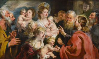 Suffer the Little Children to Come Unto Me by Jacob Jordaens © Saint Louis Art Museum, USA