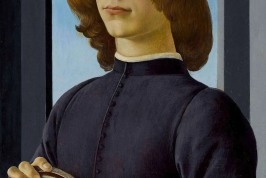 Portrait of a Young Man Holding a Roundel,   by Sandro Botticelli, 1480 © Sotheby's New York / Wikimedia Commons