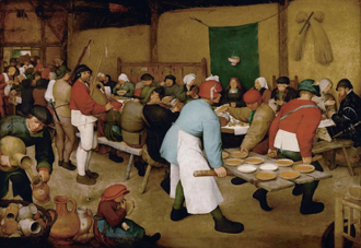The Peasant Wedding by Pieter Breughel the Elder, 1567 © Kunsthistorisches Museum, Vienna, Austria
