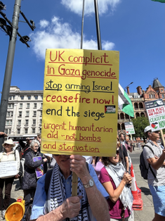 London protest 17.05.25. ICN/JS