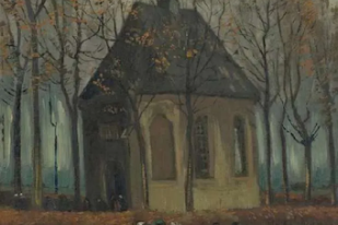 Congregation Leaving the Reformed Church in Nuenen by Vincent Van Gogh © Van Gogh Museum, Amsterdam (Vincent van Gogh Foundation)