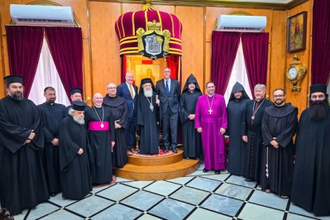 Church leaders with the two US Senators