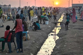 Displacement camp. Image Christian Aid