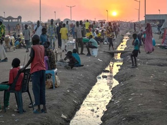 Displacement camp. Image Christian Aid