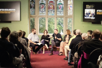 Authors' discussion at book launch