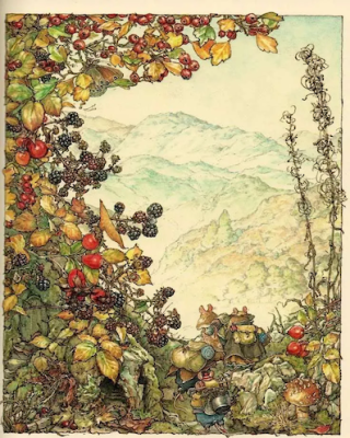 Brambly Hedge, by Jill Barklem,  painted in 1979 © Brambly Hedge, 2025