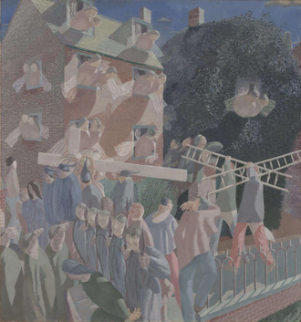 Christ Carrying the Cross, by Sir Stanley Spencer 1920 © Tate Modern, London / Alamy / Estate of Stanley Spencer