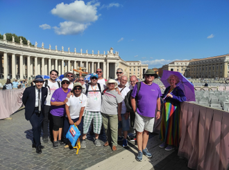 Jubilee pilgrims in St Peter's Square