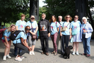 Fr Clive with the Bridgathon team