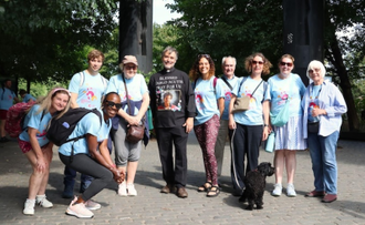 Fr Clive with the Bridgathon team