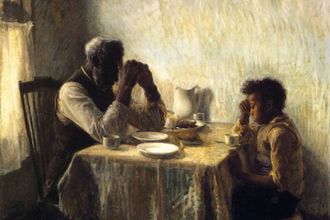 The Thankful Poor,  by Henry Ossawa Tanner, 1894 © Art Bridges Foundation