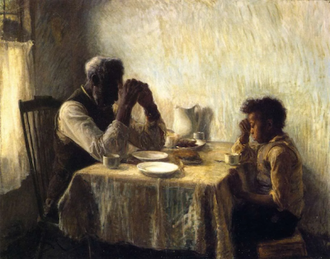 The Thankful Poor, by Henry Ossawa Tanner, 1894 © Art Bridges Foundation