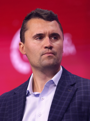 Charlie Kirk at 2025 Student Action Summit, Tampa Convention Center, Florida. Wiki Image