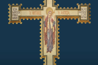 The Great Rood of Westminster Cathedral,  Carved in Bruges, Belgium, Painted by William Christian Symons,  after a design by John Francis Bentley © Westminster Cathedral / Christian Art / Emmett Glynn