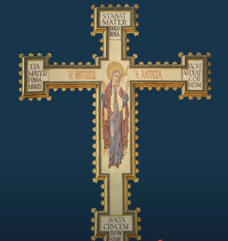 The Great Rood of Westminster Cathedral, Carved in Bruges, Belgium, Painted by William Christian Symons, after a design by John Francis Bentley © Westminster Cathedral / Christian Art / Emmett Glynn