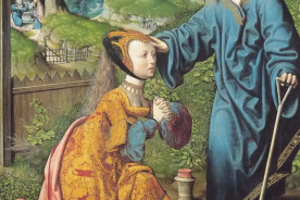 Noli Me Tangere,  by Jacob van Oostsanen, 1507. Oil on Panel © Gemäldegalerie Alte Meister, Kassel
