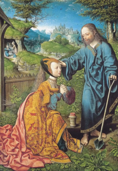 Noli Me Tangere, by Jacob van Oostsanen, 1507. Oil on Panel © Gemäldegalerie Alte Meister, Kassel