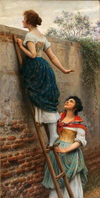 The Curious (Die Neugierigen), by Eugen von Blaas 1897 © Sold Dorotheum, Vienna, 2 May 2023