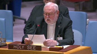 Archbishop Gallagher addresses UN