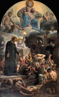 Saint Vincent de Paul bringing Galley Slaves to the Faith,  by Jean-Jules-Antoine Lecomte du Nouÿ © Church of La Sainte-Trinité de Paris