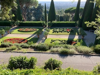 Gardens at Borgo Laudato Si. Image:ET