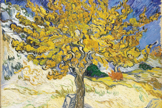 Mulberry Tree, by Vincent van Gogh, Painted in Saint-Rémy, October 1889 © Norton Simon Museum, Pasadena, California