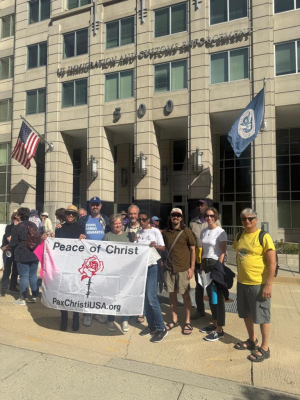 Group outside ICN headquarters