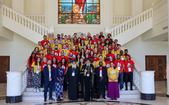 Conference participants at Saint Bishoy Monastery