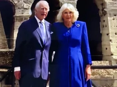 The Royal couple during their 2024 visit to Rome