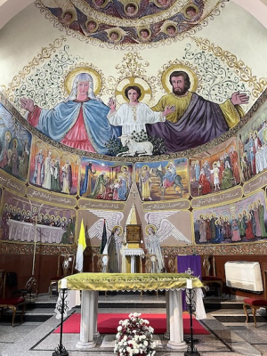 Holy Family Church, Gaza. Nov 2022. Wiki Image by Dan Palraz