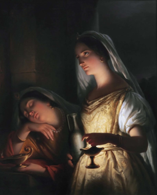 The wise and the foolish virgin, by Jan Adam Kruseman, 1848 © Jan Cunen Museum, Oss, Netherlands