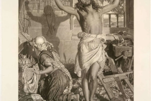 The Shadow of Death, by Frederick Stacpoole, after William Holman Hunt, 1878 © Alamyew-1-18-23-2025-2/