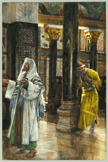 Tissot Pharisee and Publican 1894 Brooklyn. Wiki image