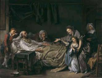 La Dame de Charité by Jean-Baptiste Greuze © Museum of Fine Arts of Lyon