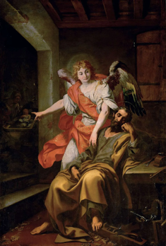 The Dream of Saint Joseph,  by Daniele Crespi,  1620,  Oil on canvas  © Kunsthistorisches Museum, Vienna