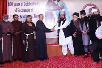 Ceremony held in Pakistan to commemorate 800th anniversary of the historic meeting between St Francis of Assisi and the Sultan of Egypt, AL-Kamil