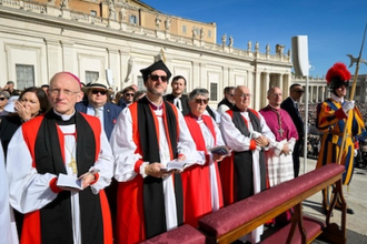 Church of England delegation at the Audience