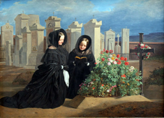 On All Souls' Day by Ferdinand Georg Waldmüller, 1839  © Alte Nationalgalerie, Berlin