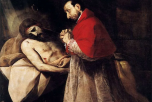 Meditating on the Dead Christ, by Giovanni Battista Crespi, il Cerano, 1610 © Prado Museum, Madrid