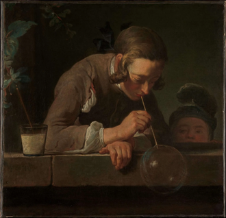 Soap Bubbles by Jean-Baptiste-Siméon Chardin 1733-34 © Metropolitan Museum of Art, New York