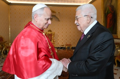 The historic meeting. Image: Vatican Media