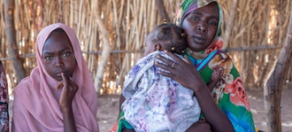 A temporary clinic in Tawila for people fleeing conflict in Darfur. Image: © UNFPA.